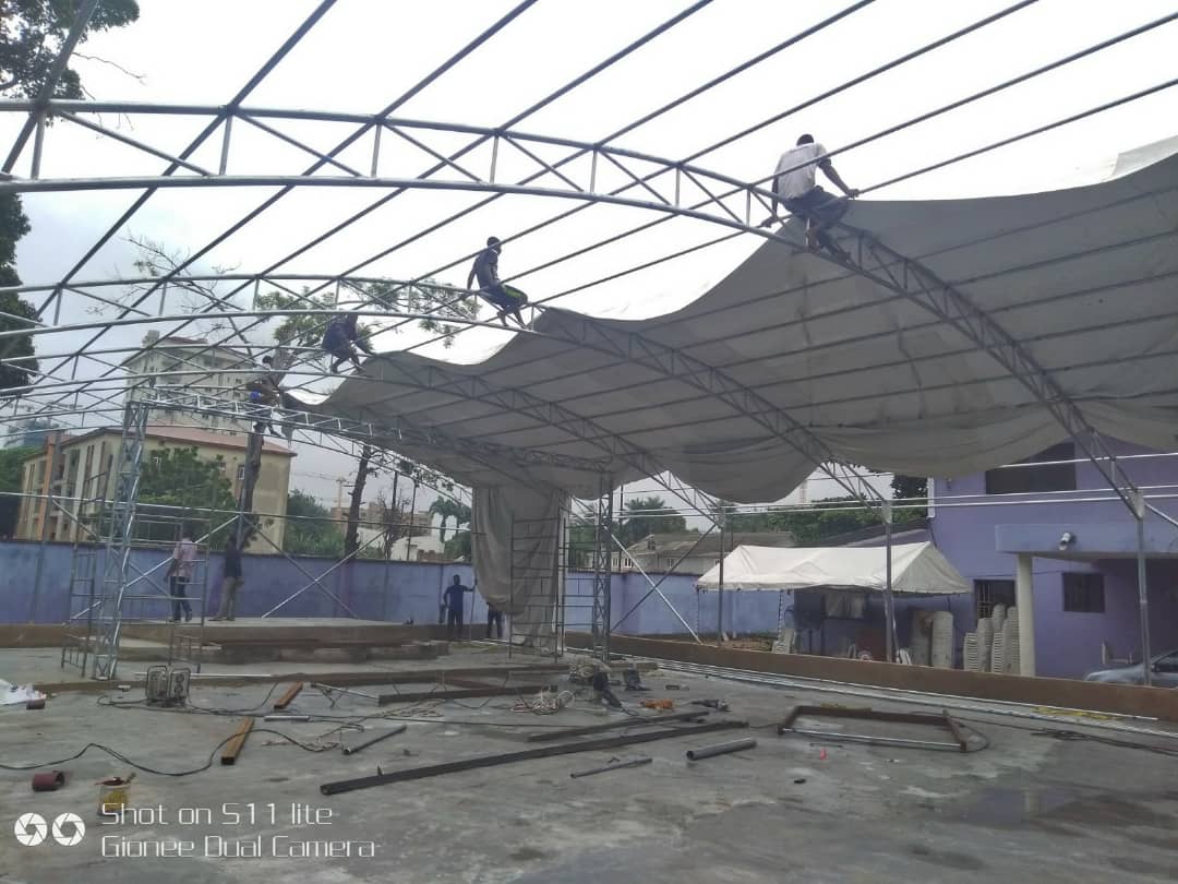 marquee tents construction